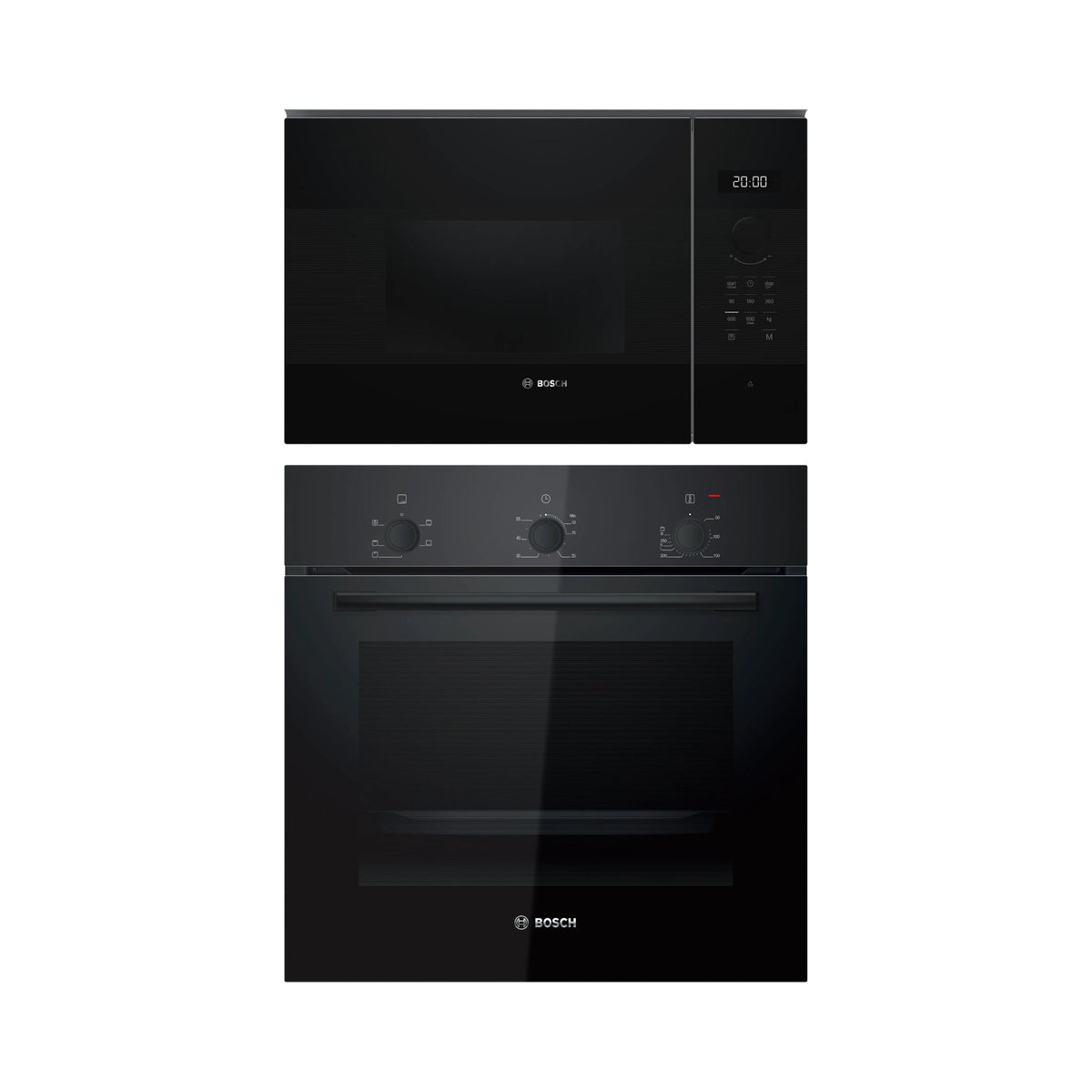Bosch Built In Oven HBF011BA1I + Bosch Built-In Microwave Series 4 BFL554MB2I