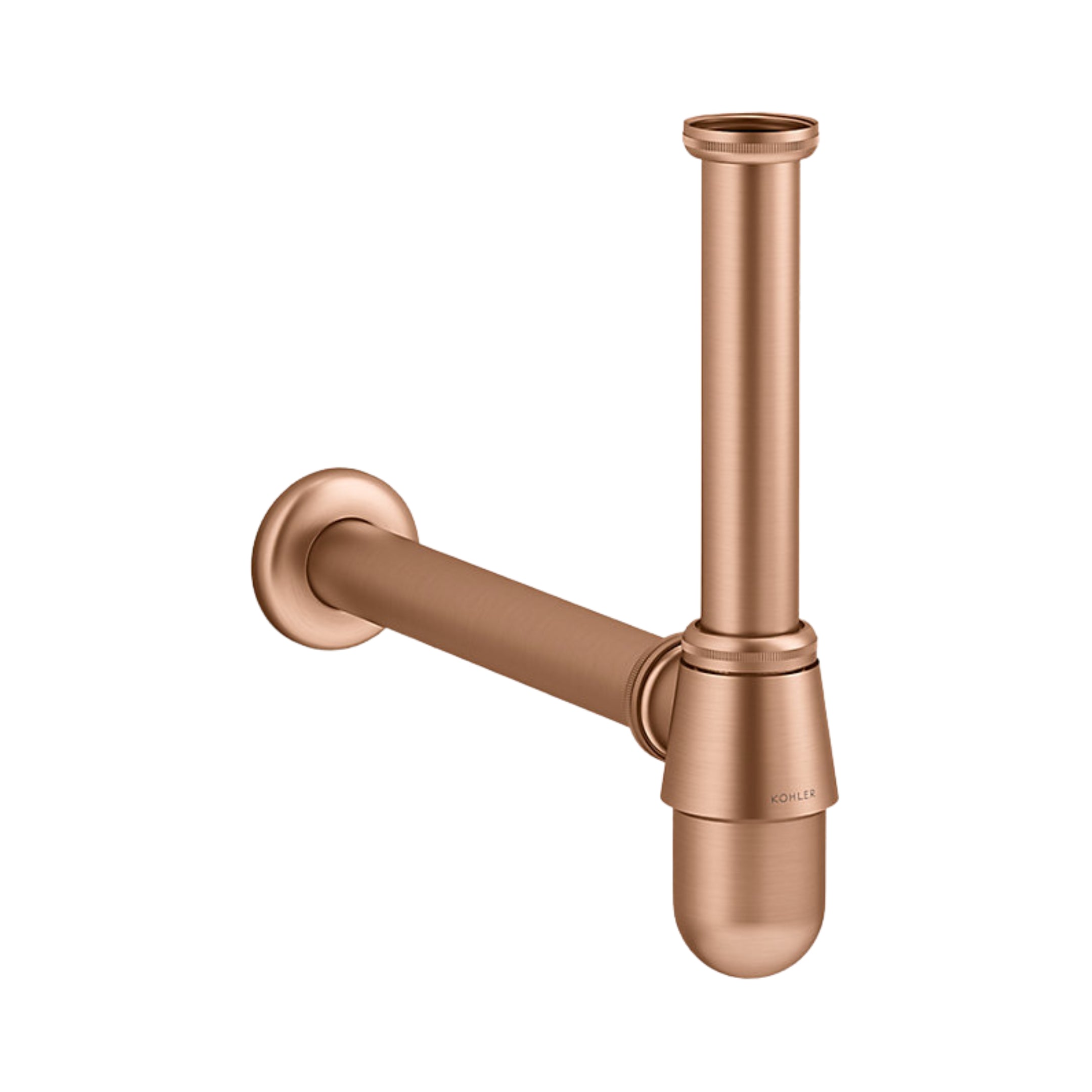 Kohler 12 Inch Bottle Trap Complementary 7314IN-BRD - Brushed Rose Gold ...