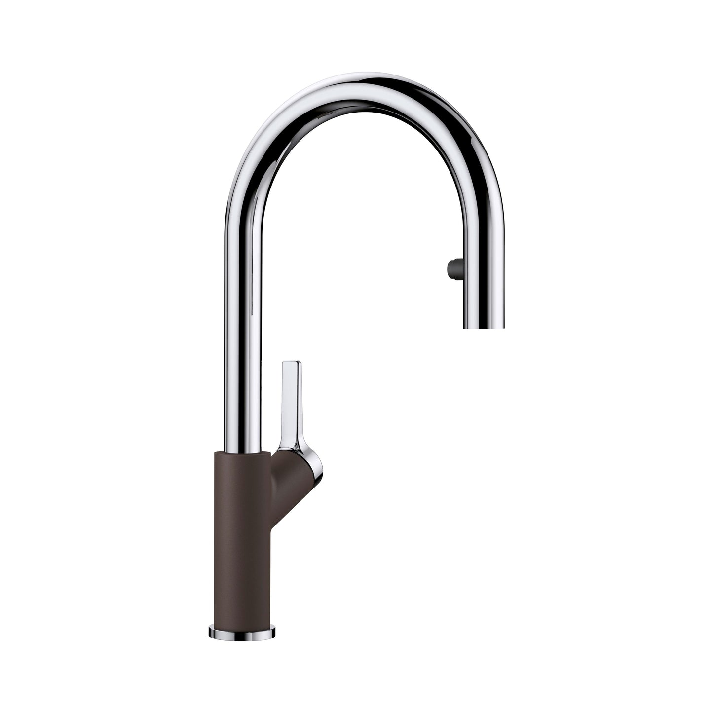 Hafele Table Mounted Pull-Down Kitchen Sink Mixer Blanco CARENA-S-VARIO with Extractable Hand Shower Spout in Coffee Finish