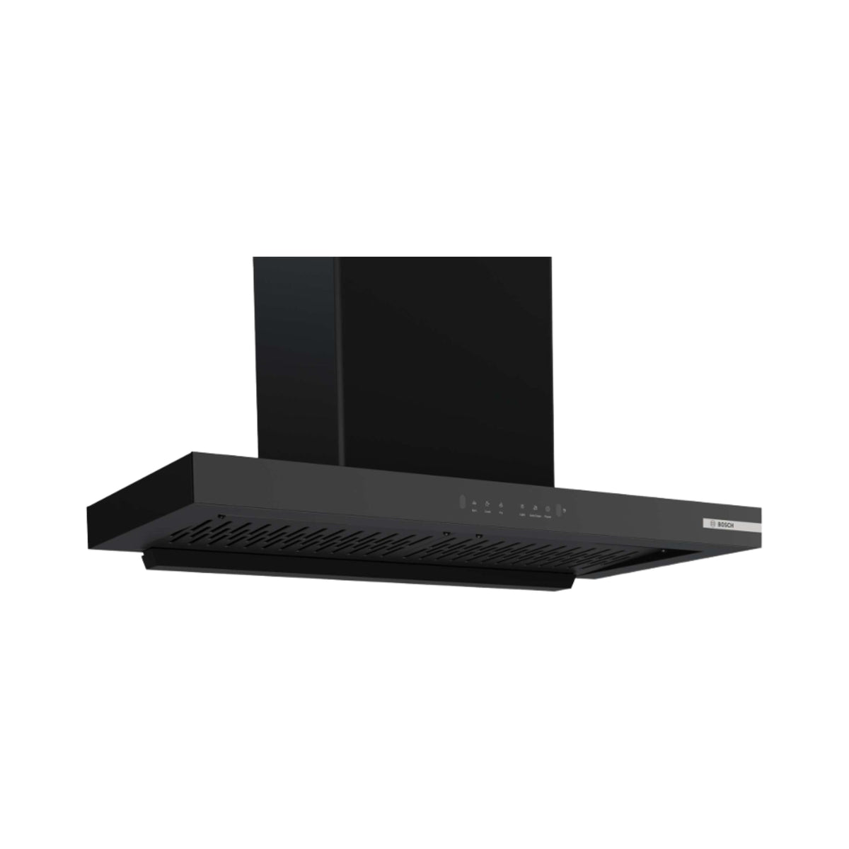 Bosch 90 cm Wall Mounted Chimney DWB98IJ60I + Bosch 78 cm 3 Burner Hob Series 4 PNE7O6G20I