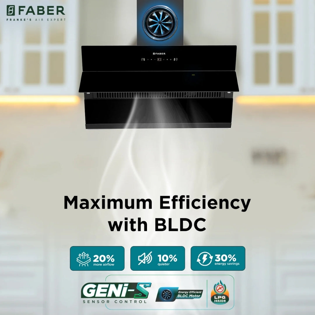 Faber Built In Oven FBIO 82L 11F AF BK + Faber Built-In Microwave FBI MWO 25 SG + Faber 90 cm Wall Mounted Chimney Gen-S Series AETHER BLDC HC SC BK 90 + Faber 90 cm 4 Burner Hob Bella Series BELLA HT 904 BR AI FFD