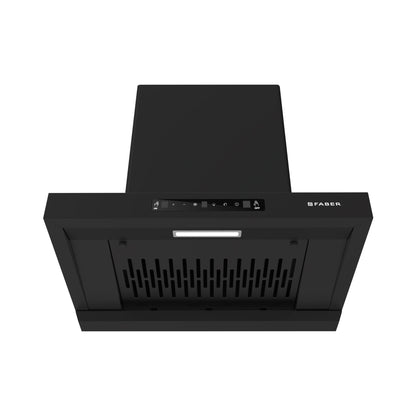 Faber 60 cm Wall Mounted Chimney Charm Series HOOD CHARM BLDC HC SC FL BK IN 60 T + Faber Cooking Range FCR 44L 4B 4FBK