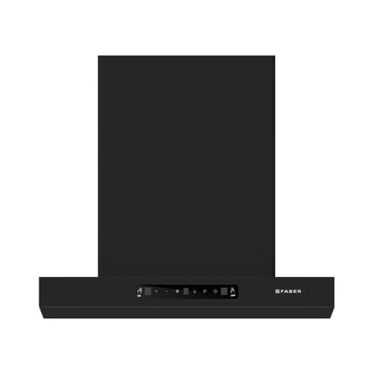 Faber 60 cm Wall Mounted Chimney Charm Series HOOD CHARM BLDC HC SC FL BK IN 60 T + Faber Cooking Range FCR 44L 4B 4FBK