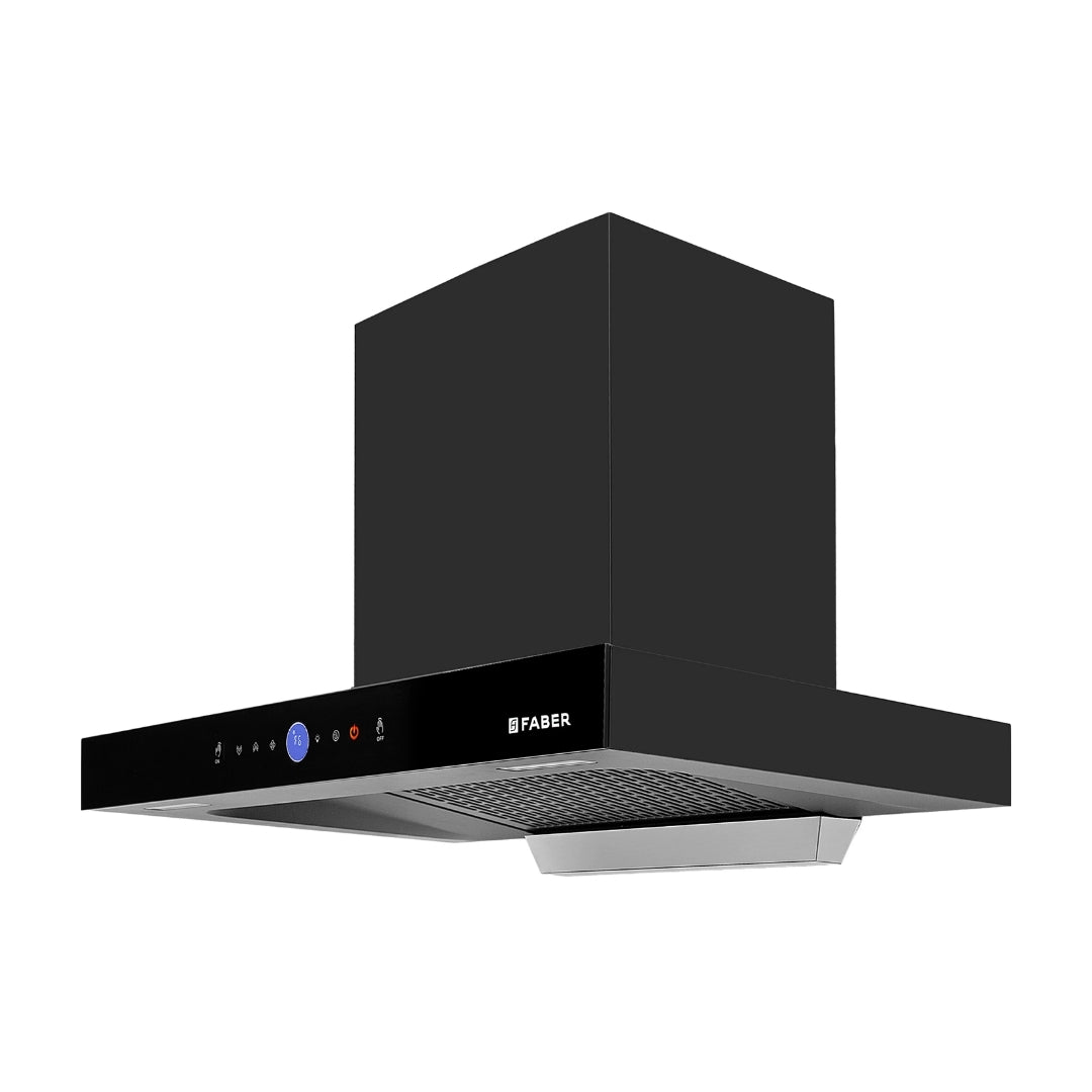 Faber Built In Oven FBIO 75L 9F BK + Faber Built-In Microwave FBI MWO 20 SG BK + Faber 75 cm Wall Mounted Chimney Gen-I Series DAZZLE BLDC FL HC BK 75 + Faber 78 cm 4 Burner Hob Della Series DELLA HD 784 CI AI
