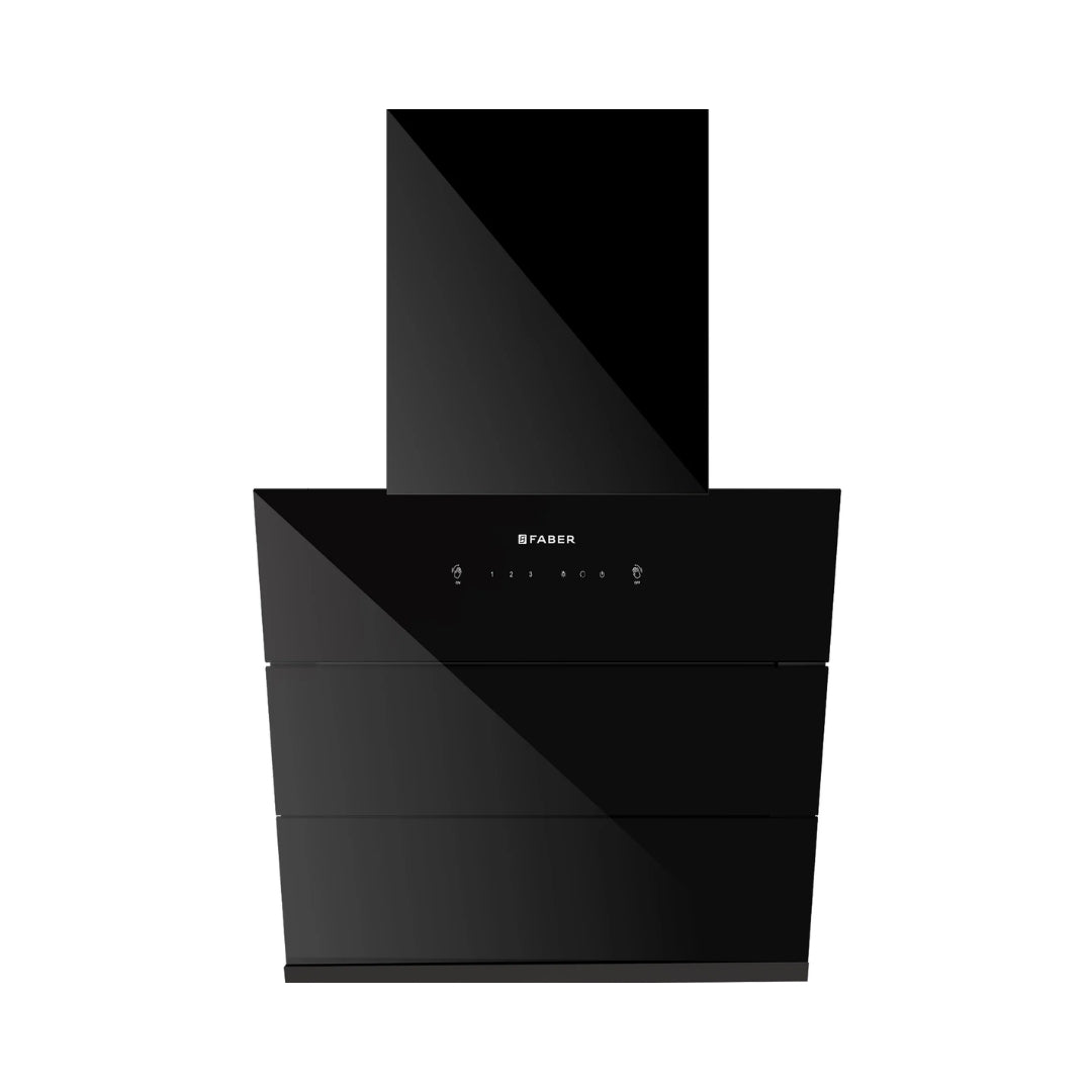 Faber 60 cm Wall Mounted Chimney Auto Clean Series HOOD ARIES FL HC SC BK IN 60 + Faber 60 cm 4 Burner Hob Maxus Series MAXUS HT 604 CRS BR CI AI