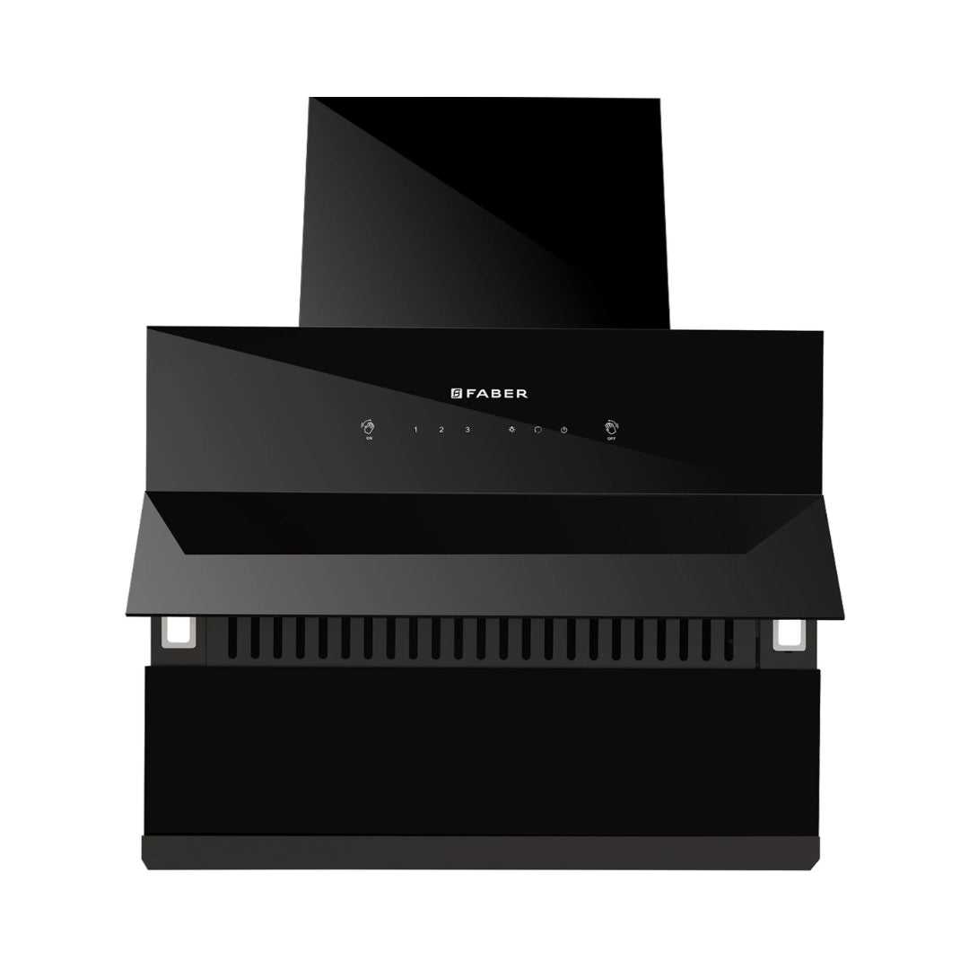 Faber 60 cm Wall Mounted Chimney Auto Clean Series HOOD ARIES FL HC SC BK IN 60 + Faber 60 cm 4 Burner Hob Maxus Series MAXUS HT 604 CRS BR CI AI