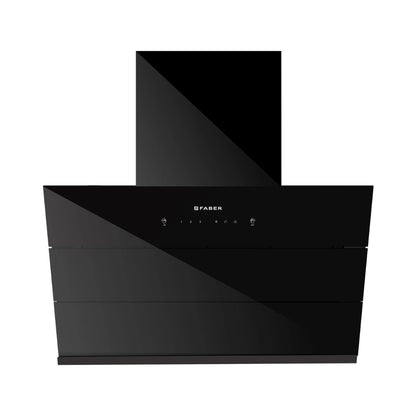 Faber 75 cm Wall Mounted Chimney Auto Clean Series HOOD ARIES FL HC SC BK IN 75 + Faber 75 cm 3 Burner Hob Experia Series EXPERIA HT 753 ALU AI FFD