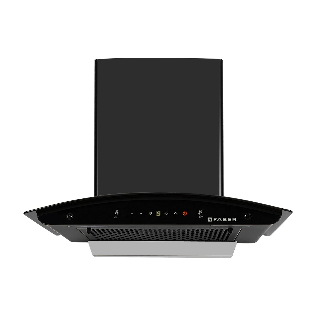 Faber 60 cm Wall Mounted Chimney Gen-I Series MYSTIC BLDC FL HC BK 60 + Faber 60 cm 4 Burner Hob Maxus Series MAXUS HT 604 CRS BR CI AI