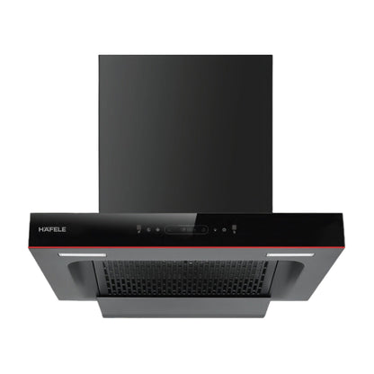 Hafele 60 cm Wall Mounted Chimney Essentia Series RENATA T-60 HOOD + Hafele 60 cm 3 Burner Hob Essentia Series VERENA 360