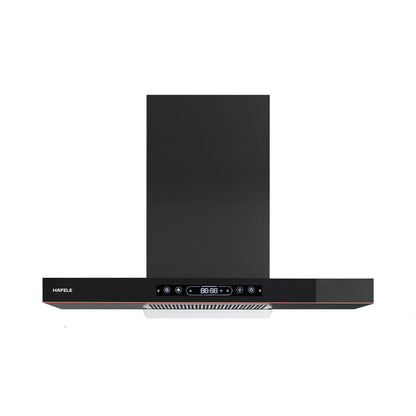 Hafele 90 cm Wall Mounted Chimney Essentia Series RENATA T-90 HOOD + Hafele 80 cm 4 Burner Hob Essentia Series AUGUSTA 480