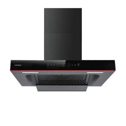 Hafele 90 cm Wall Mounted Chimney Essentia Series RENATA T-90 HOOD + Hafele 90 cm 4 Burner Hob Essentia Series AUGUSTA 490
