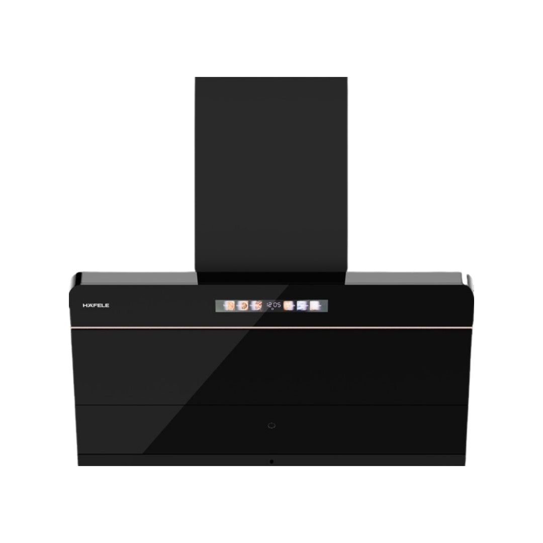 Hafele Built In Oven with Full Steam MIDORA FULL STEAM OVEN + Hafele Built-In Microwave ENZO 28 + Hafele 90 cm Wall Mounted Chimney TERESA NEO I-90 BLDC + Hafele 90 cm 5 Burner Hob Cronus Series CRONUS 590 + Hafele Free Standing Dishwasher AQUA CHROME 13 FS with 13 Place Settings