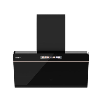 Hafele Built In Oven with Full Steam MIDORA FULL STEAM OVEN + Hafele Built-In Microwave ENZO 28 + Hafele 90 cm Wall Mounted Chimney TERESA NEO I-90 BLDC + Hafele 90 cm 5 Burner Hob Cronus Series CRONUS 590 + Hafele Free Standing Dishwasher AQUA CHROME 13 FS with 13 Place Settings