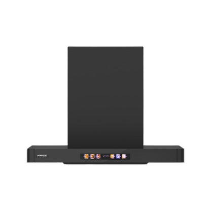 Hafele Built In Oven DIAMOND 77 BIO + Hafele Built-In Convection Microwave DIAMOND 34 MWO + Hafele 75 cm Wall Mounted Chimney TERESA T-75 BLDC + Hafele 75 cm 3 Burner Hob Cronus Series CRONUS 378