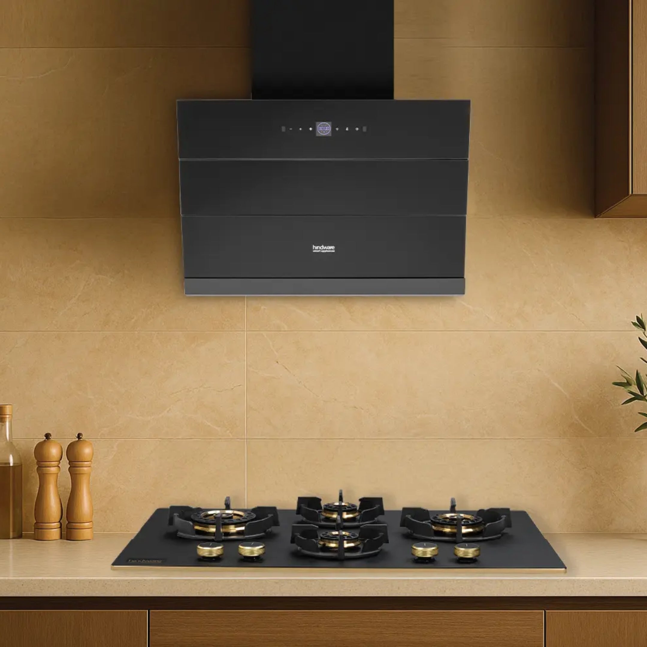 Hindware 75 cm Wall Mounted Chimney ROSINA BLDC 75 IN on Decure.in