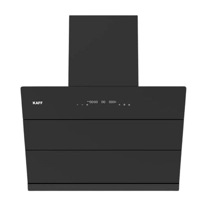 Kaff 75 cm Wall Mounted Chimney ALBURY 75 DC - BLDC + Kaff 80 cm 4 Burner Hob Bellini F BLHF 804X BL