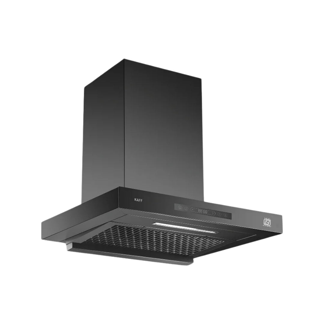 Kaff 75 cm Wall Mounted Chimney ASHPRO 75 DC - BLDC + Kaff 80 cm 4 Burner Hob Blaze Series BZ 804