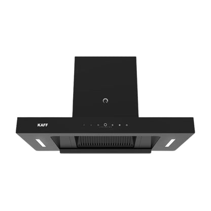 Kaff 75 cm Wall Mounted Chimney CASTO 75 - DC - BLDC + Kaff 78 cm 3 Burner Hob Preston PRS 783