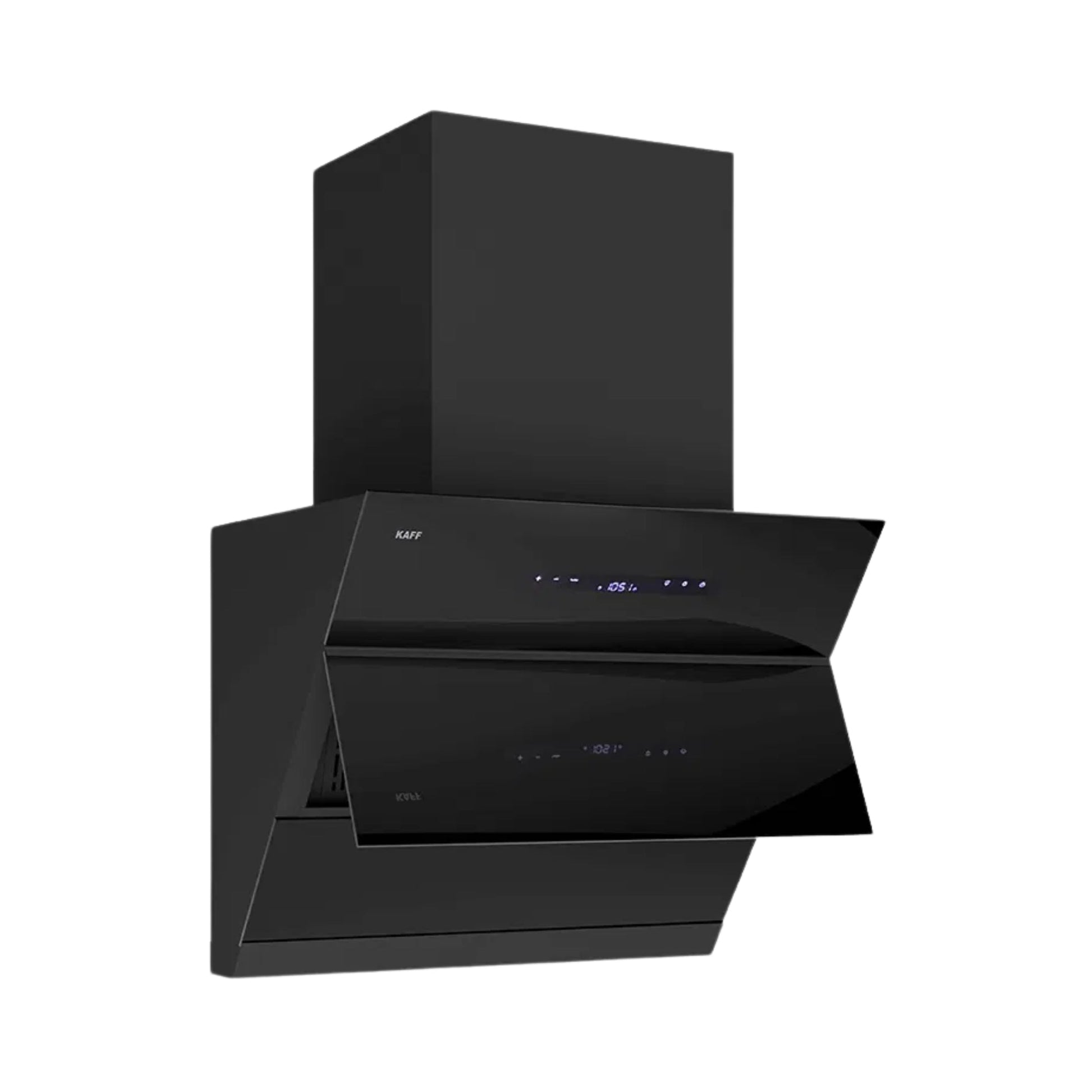 Kaff 60 cm Wall Mounted Chimney LYNN 60 DC BLDC + Kaff 60 cm 4 Burner Hob Infra INF 604