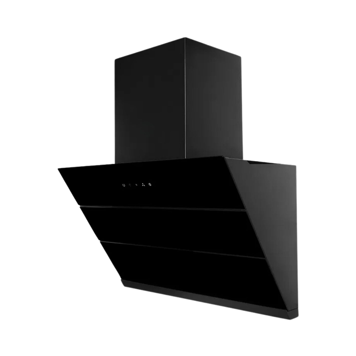 Kaff 75 cm Wall Mounted Chimney Filterless Series NOBELO LX DHC 75 + Kaff 78 cm 4 Burner Hob Alton ALNF 784