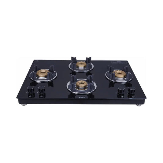 Elica 70 cm 4 Burner Cooktop TKN CROWN DT SERIES 694 CT VETRO 2J AI