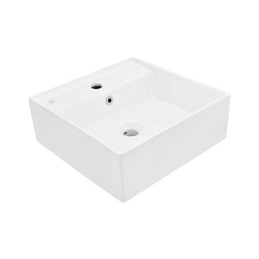 Jaquar White Square Table Top Small Basin – Decure.in