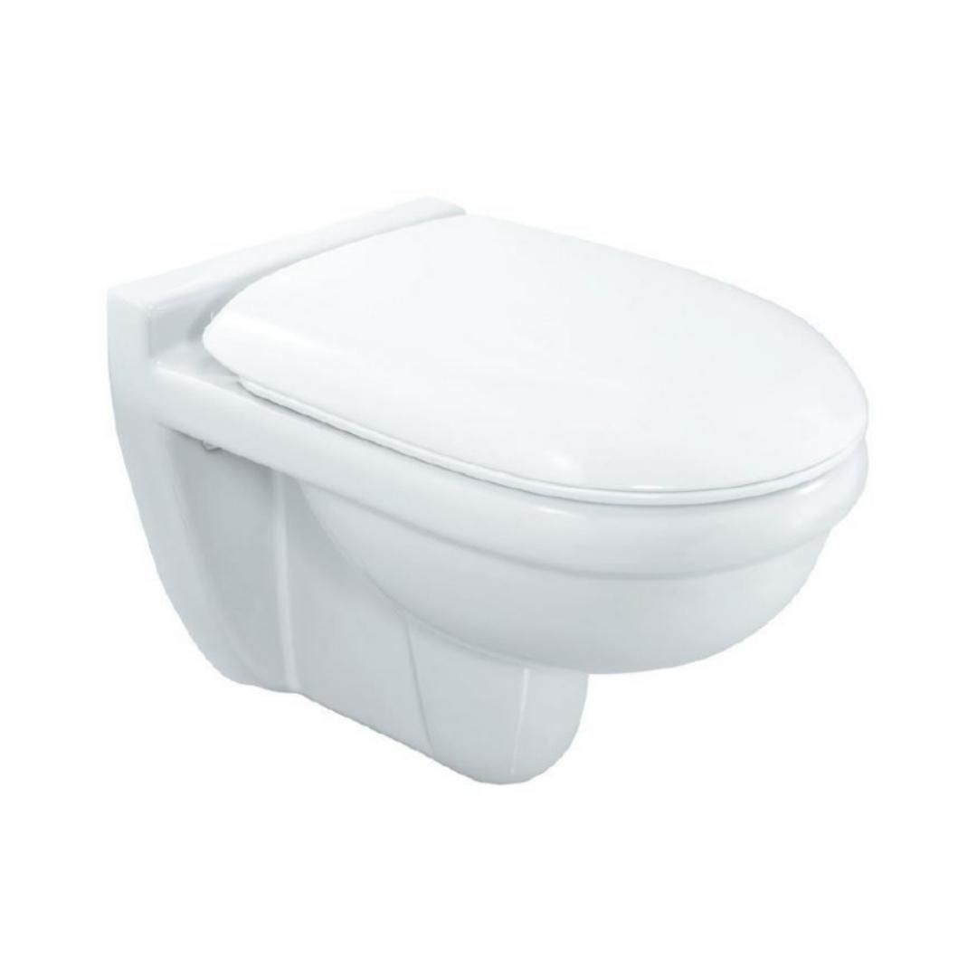 Jaquar Wall Mounted White Closet WC Continental CNS-WHT-959SPP with P-Trap