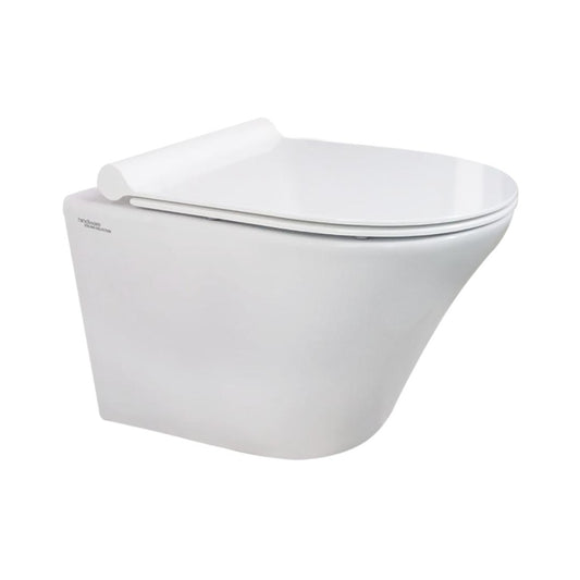 Hindware Wall Mounted White Closet WC Cora Vortex 92569 WHITE with P-Trap