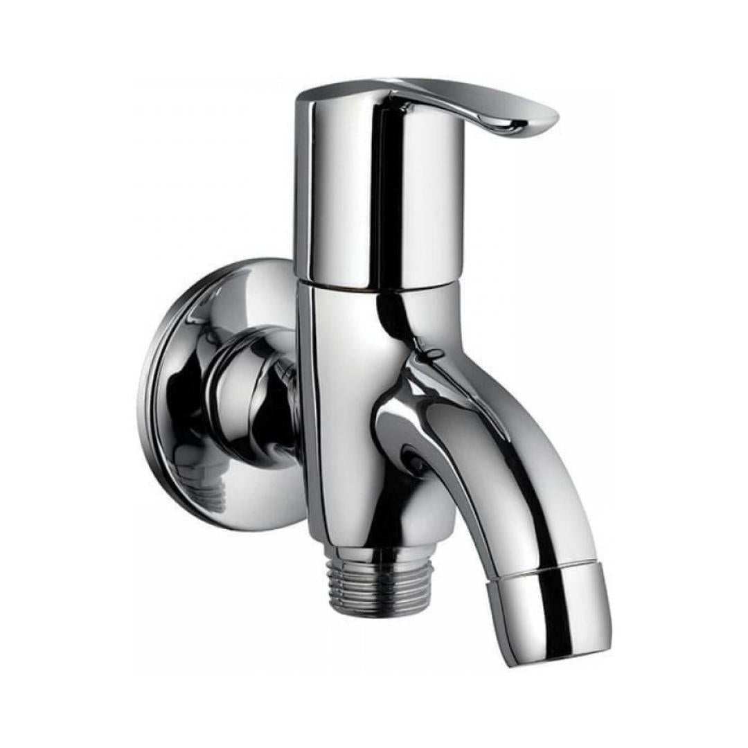 Essco WC Area 2 Way Bib Tap Cosmo COS-CHR-103041 - Chrome