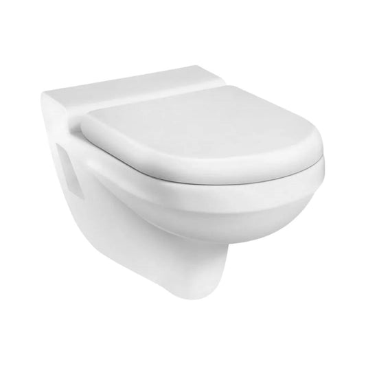 Hindware Wall Mounted White Closet WC Crystal 20047 WHITE with P-Trap