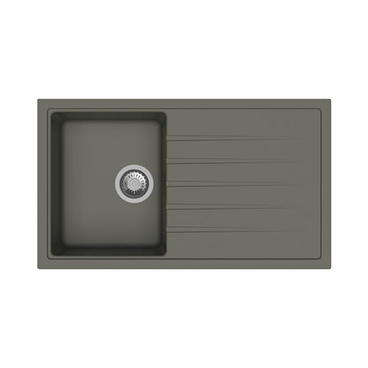 Carysil Quartz Sink Vivaldi VIVALDI D 100 ( 34 x 20 inches )  -  Concrete