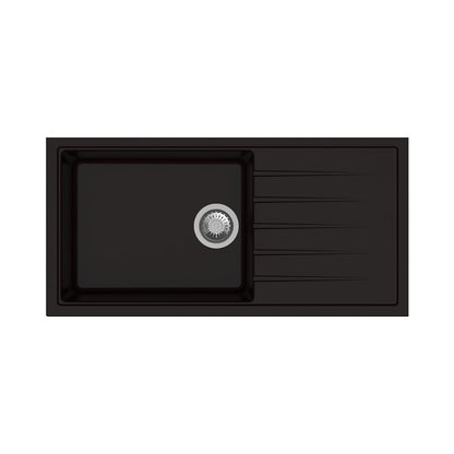 Carysil Quartz Sink Vivaldi VIVALDI D 100 L 36 X 18 ( 36 x 18 inches )  -  Espresso