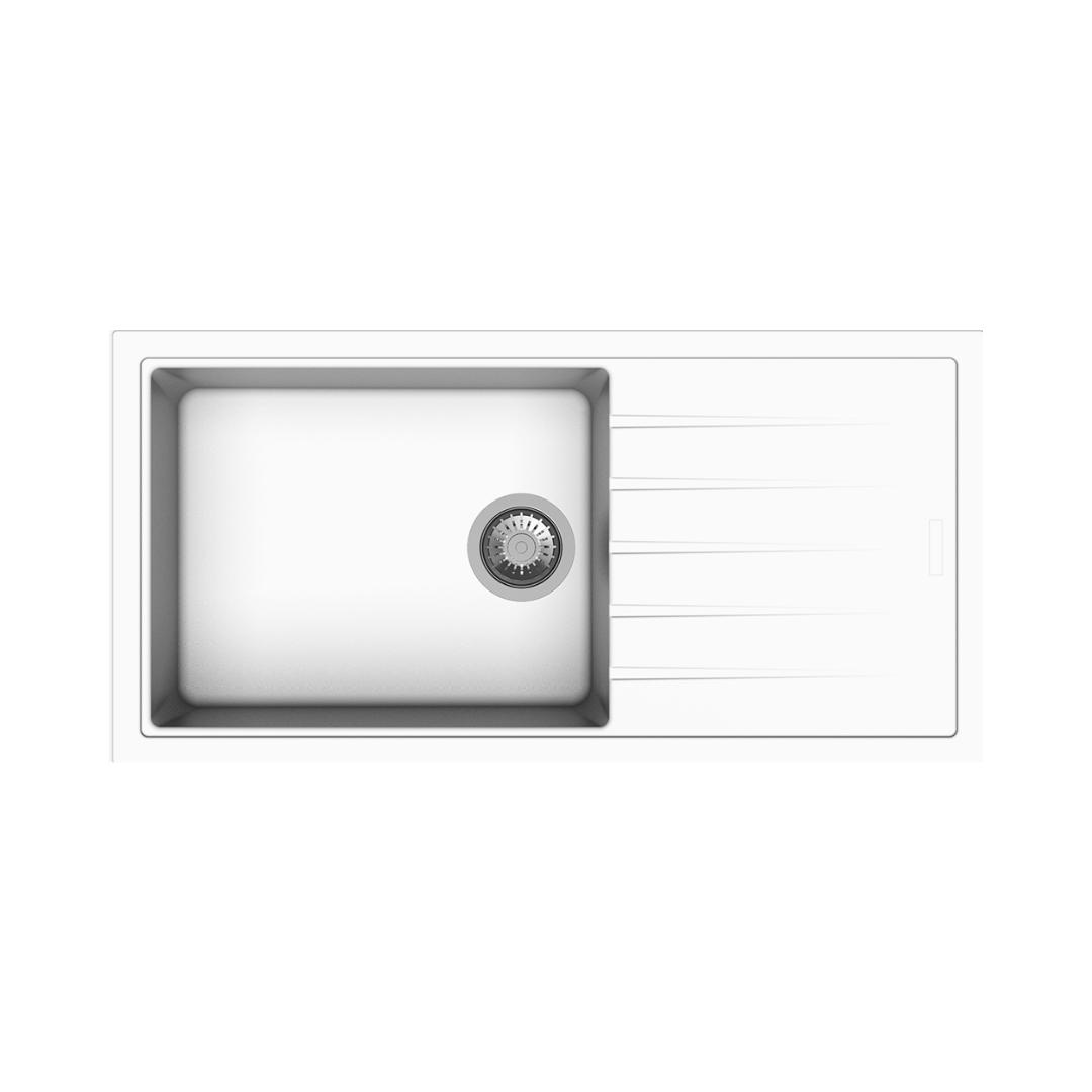Carysil Quartz Sink Vivaldi VIVALDI D 100 L 36 X 18 ( 36 x 18 inches )  -  Snova