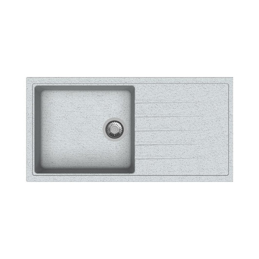 Carysil Quartz Sink Vivaldi VIVALDI D 100 L ( 40 x 20 inches )  -  Crater