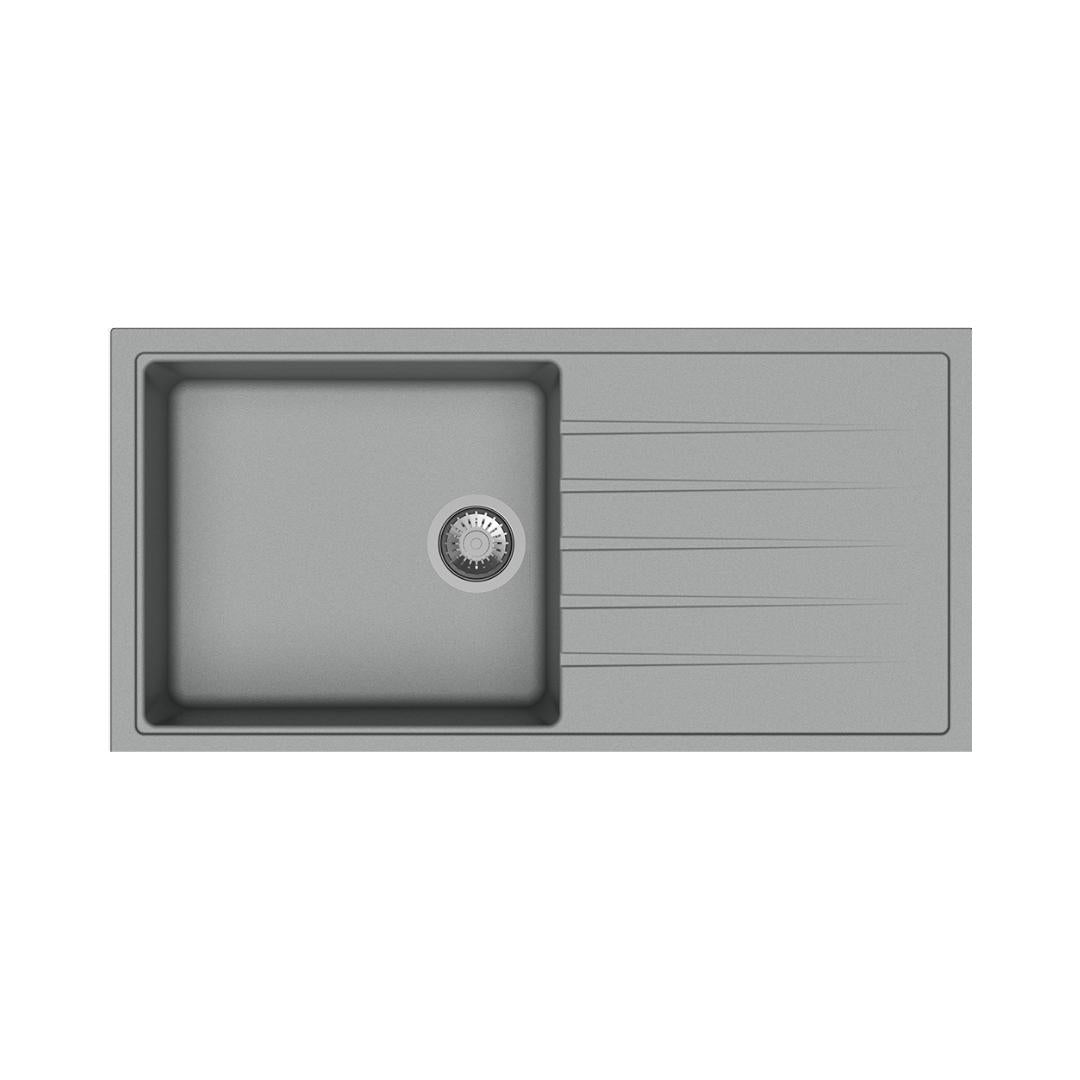 Carysil Quartz Sink Vivaldi VIVALDI D 100 L ( 40 x 20 inches )  -  Croma