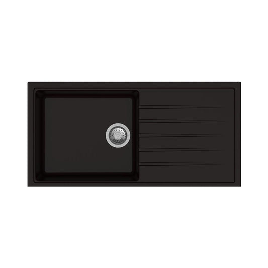 Carysil Quartz Sink Vivaldi VIVALDI D 100 L ( 40 x 20 inches )  -  Espresso