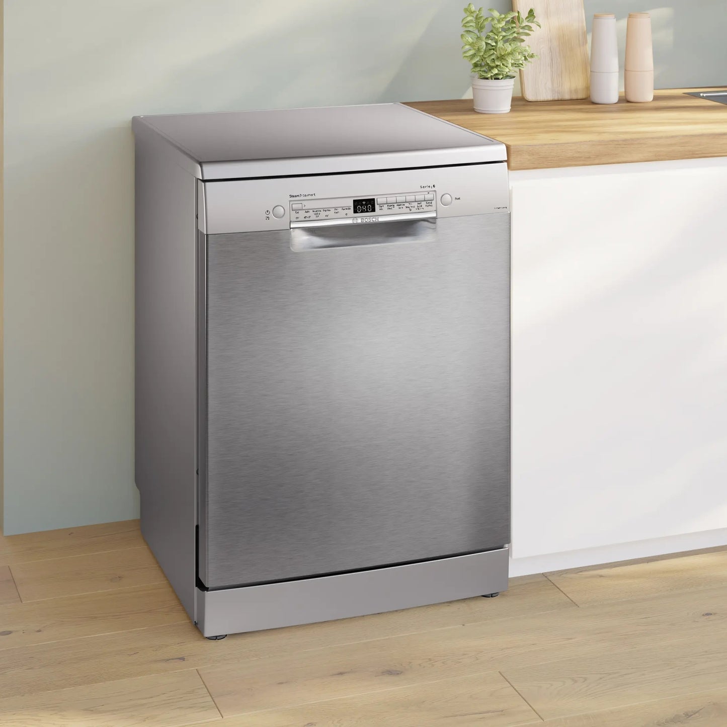 Bosch Free Standing Dishwasher Series 6 SMS6IKI01I with 14 Place Settings