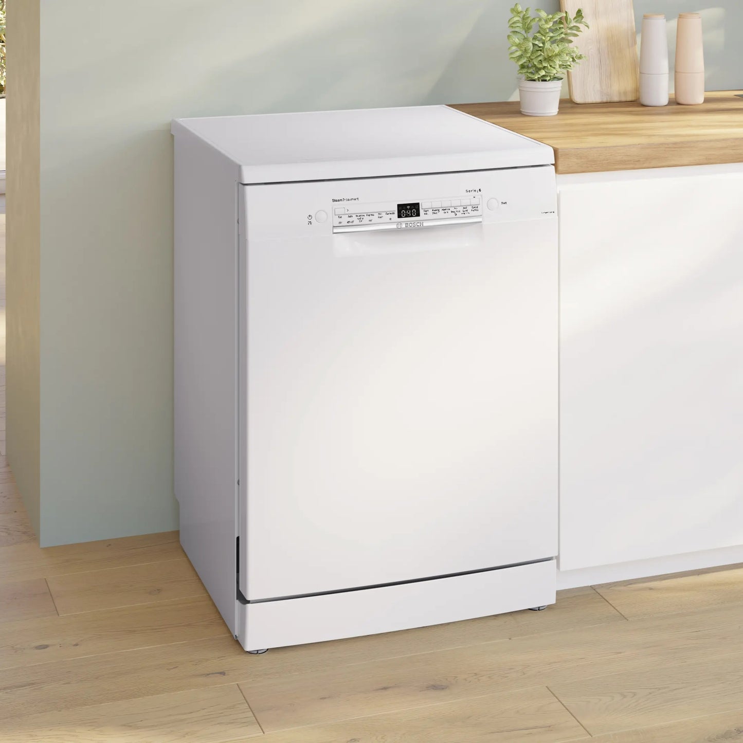 Bosch Free Standing Dishwasher Series 6 SMS6IKW01I with 14 Place Settings
