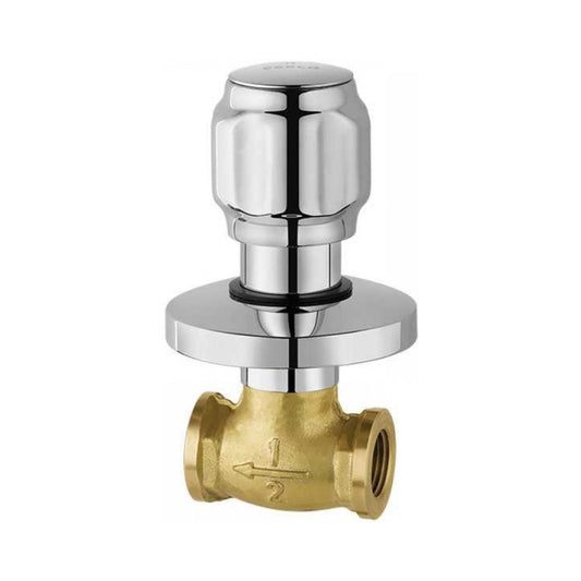 Essco Basin Area Stop Valve Delux DLX-CHR-514FKN - Chrome