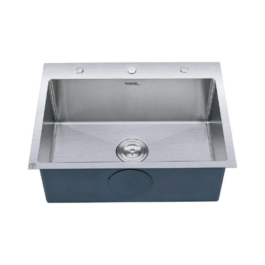 Hindware Stainless Steel Sink Designer Series DOMINGO NEO PLUS 24x20x9 ( 24 x 20 inches ) - Satin