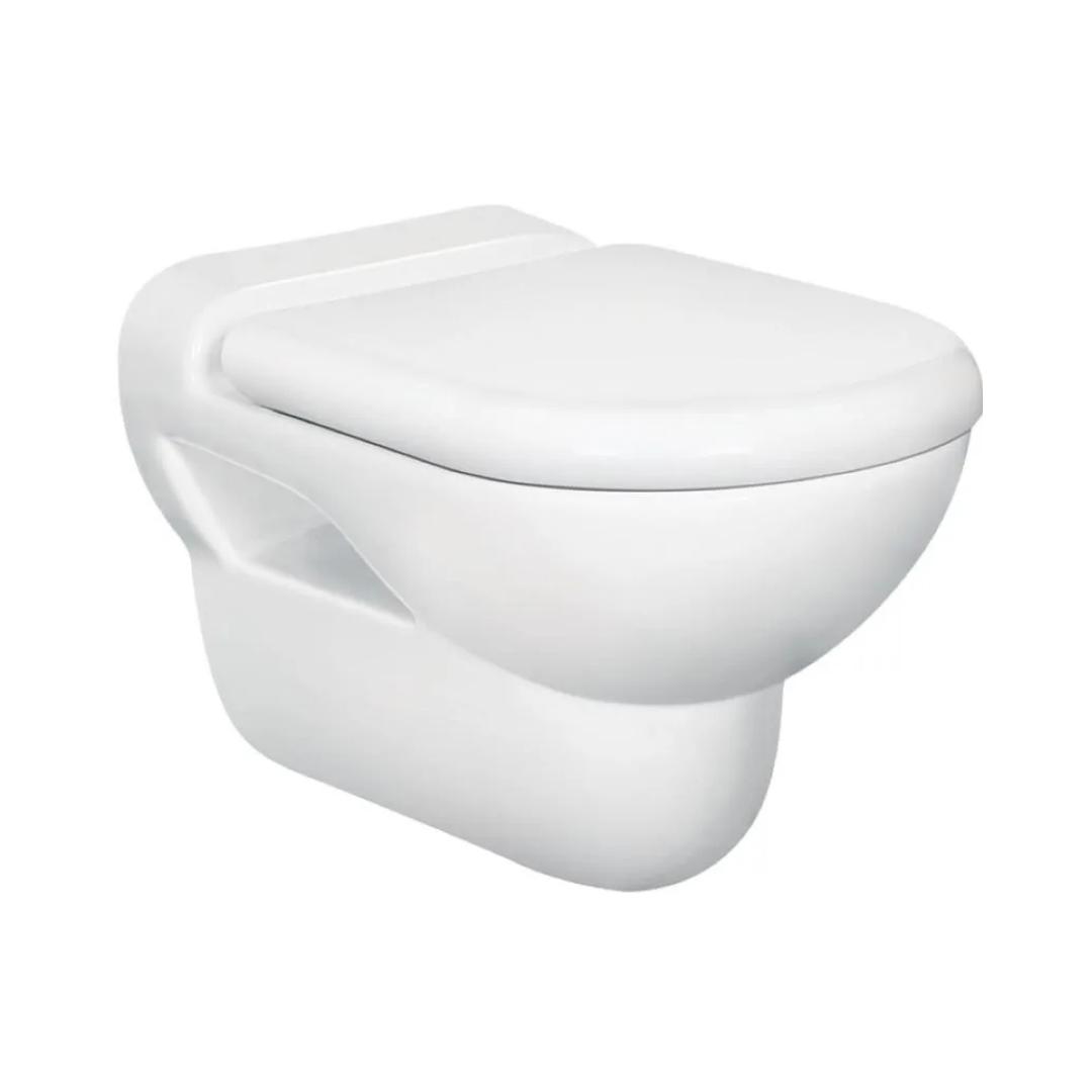 Hindware Wall Mounted White Closet WC Dove 20080 WHITE with P-Trap