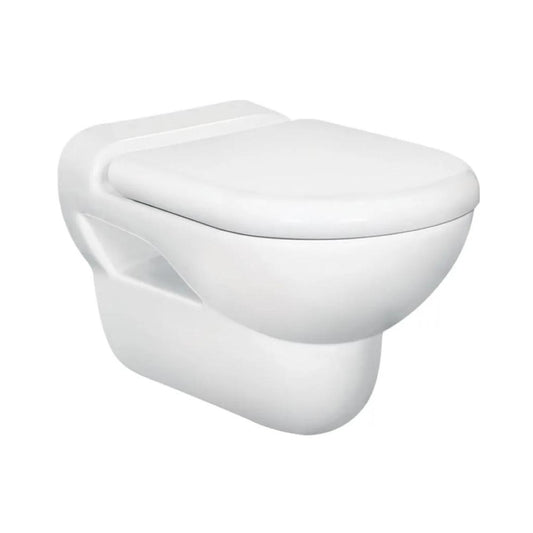 Hindware Wall Mounted White Closet WC Dove 20080 WHITE with P-Trap