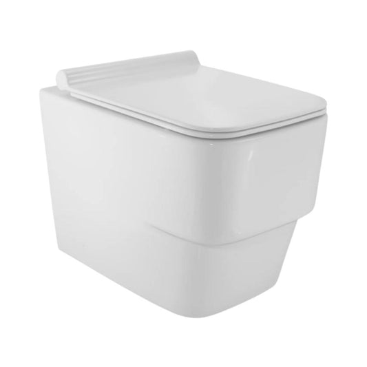 Jaquar Wall Mounted White Closet WC D'ARC DRS-WHT-37953BIUFSM with P-Trap