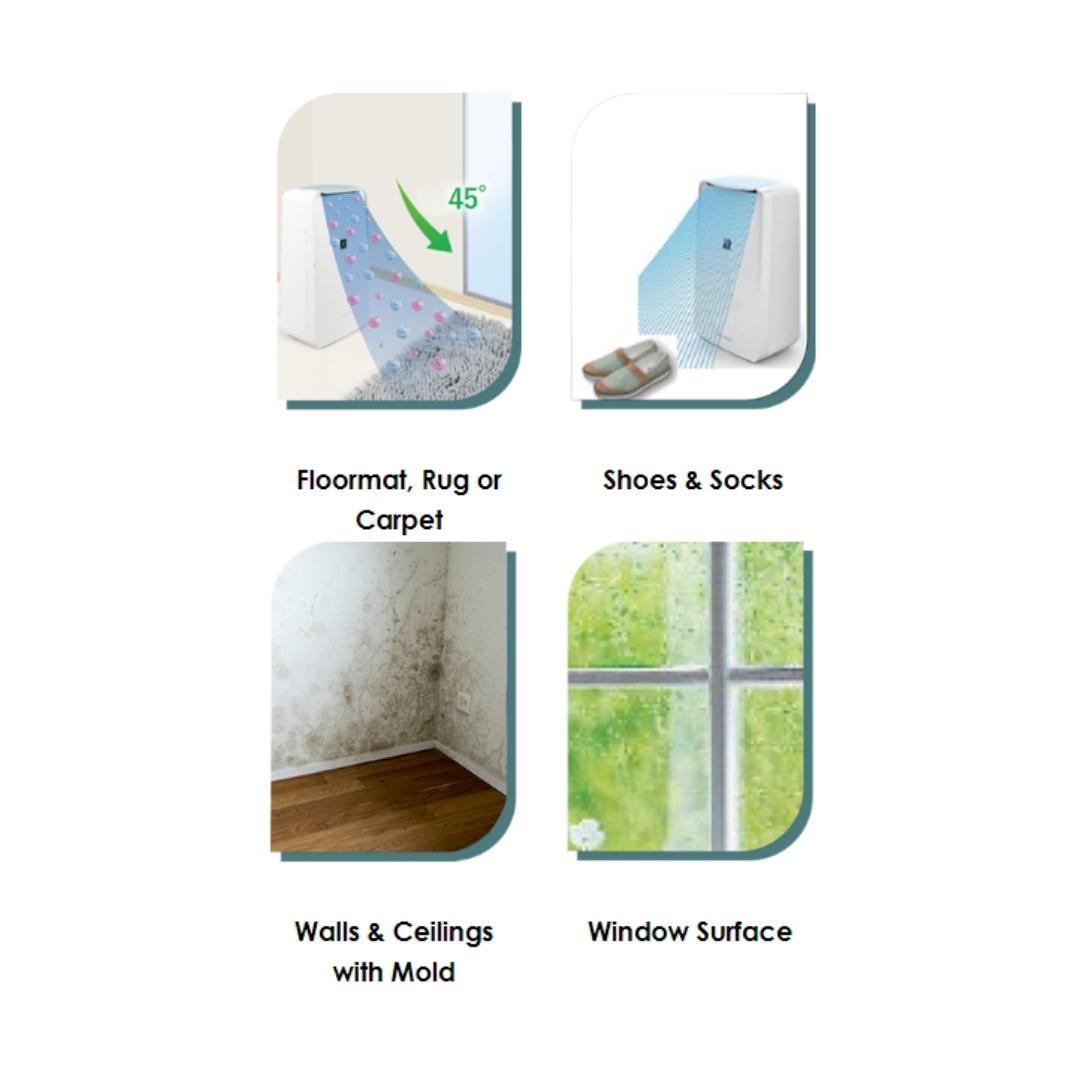 Sharp Air Purifier with Dehumidifier DW-P10M-W