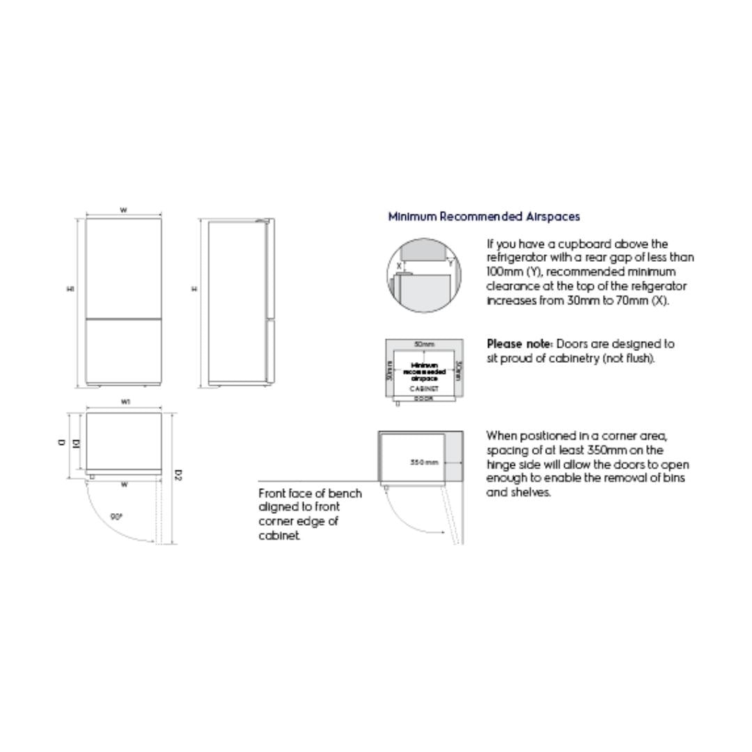 Electrolux Free Standing Double Door Refrigerator 529 Ltrs UltimateTaste 500 EBE5302CS