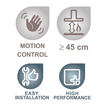 Elica 90 cm Wall Mounted Chimney Auto Sense Auto Sense EFL-S 108 HAC LTW VMS 90