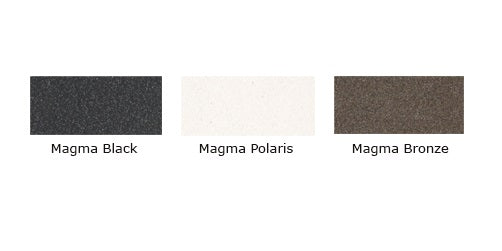Nirali Quartz Sink Quartz Premium Range ELARA WB 1.5 ( 34 x 20 inches )  -  Magma Polaris