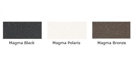 Nirali Quartz Sink Quartz Premium Range ELARA WB 2 ( 46 x 19.5 inches )  -  Magma Polaris