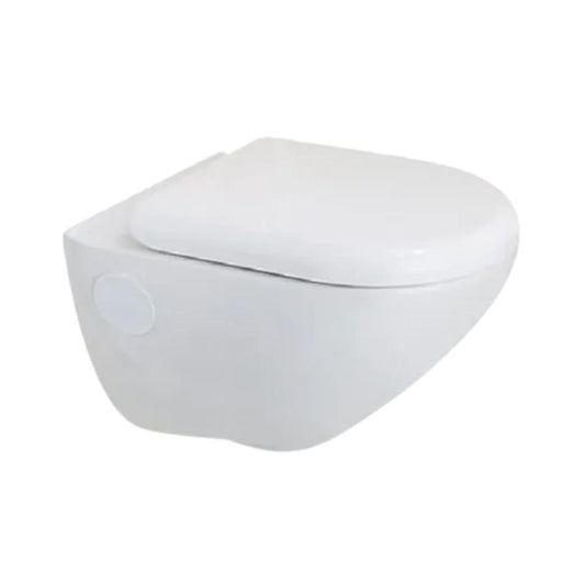Hindware Wall Mounted White Closet WC Elegance 20109 WHITE with P-Trap