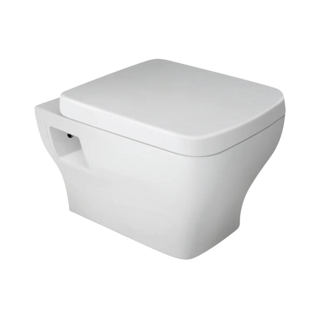 Hindware Wall Mounted White Closet WC Element 92523 WHITE with P-Trap